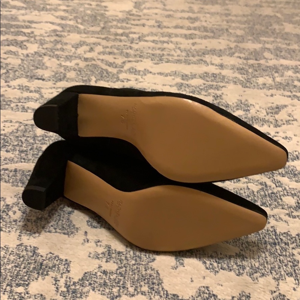 [NWOT] Rachel Zoe Black Suede Ginz Ankle Boot - Picture 6 of 7